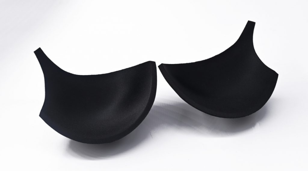 black bra cup shape