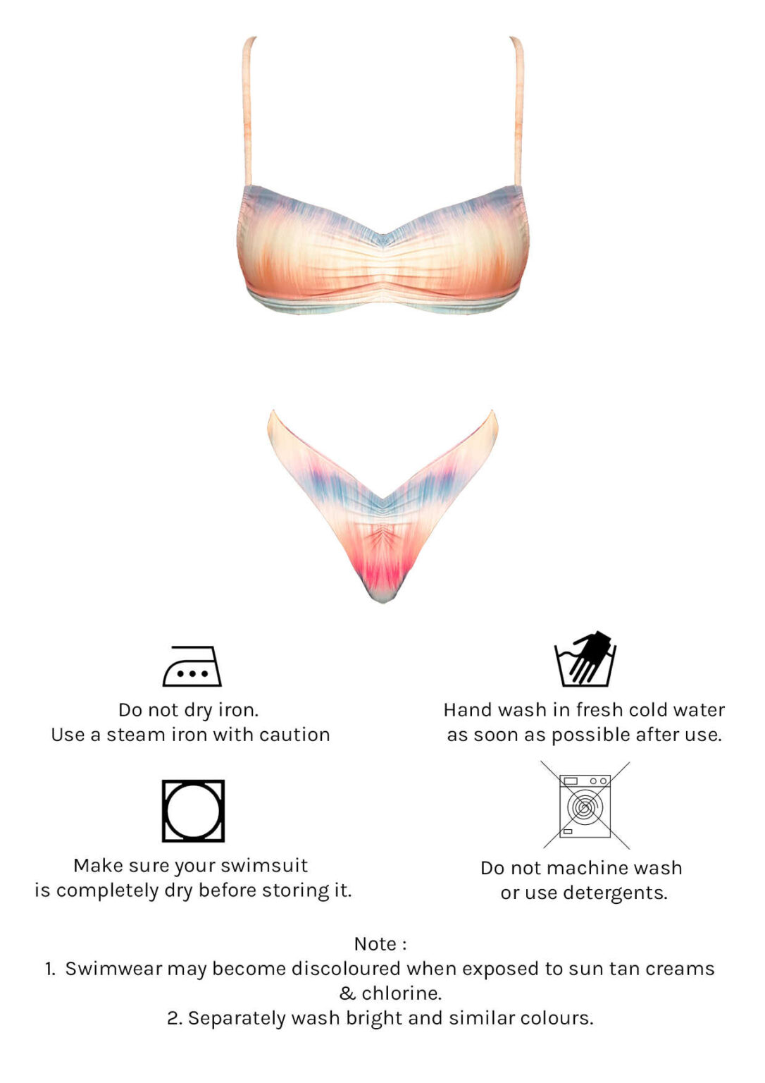 Body Size Guide Swimwear Bali