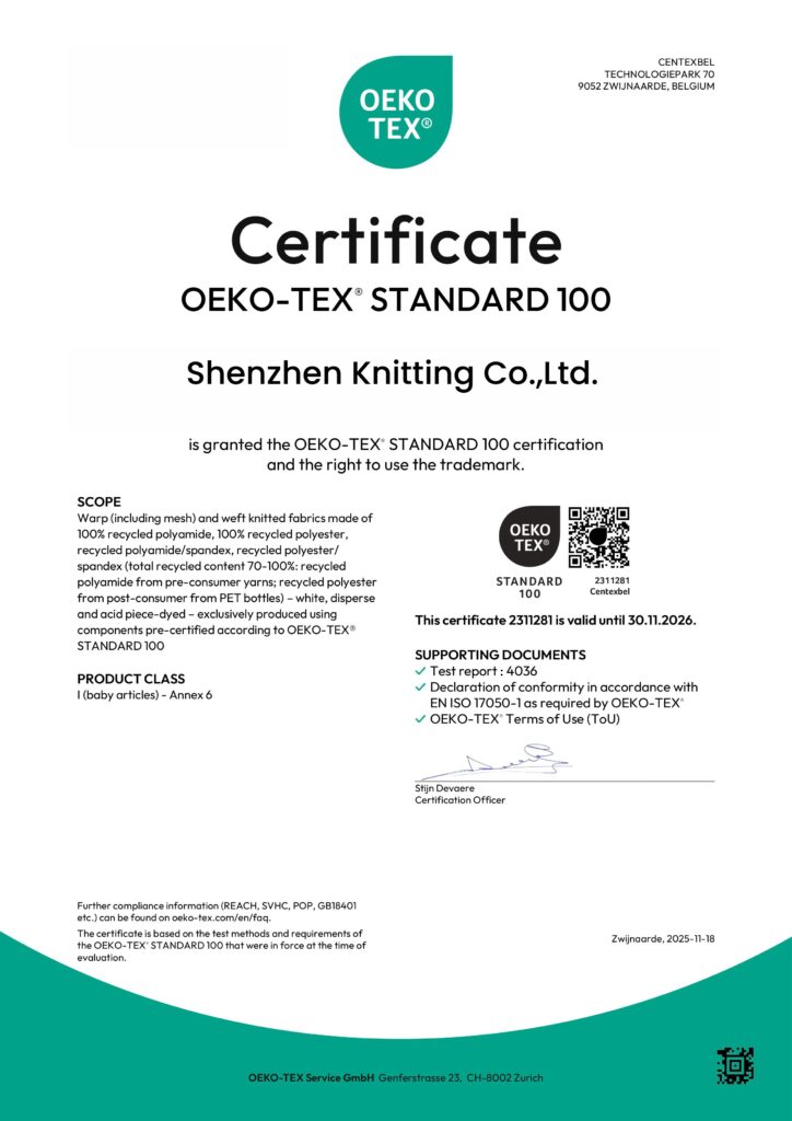 idfl 26 1023946 grs certificate shenzhen runlam knitting anticipates co ltd 07 aug 2026 v 1